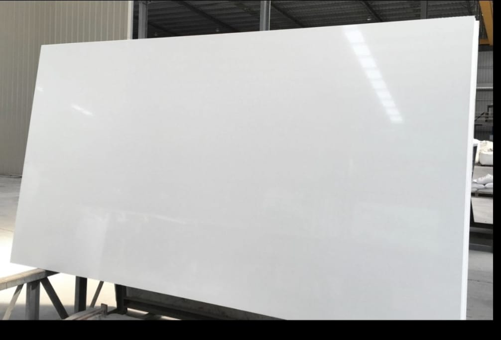 Super White slab sample
